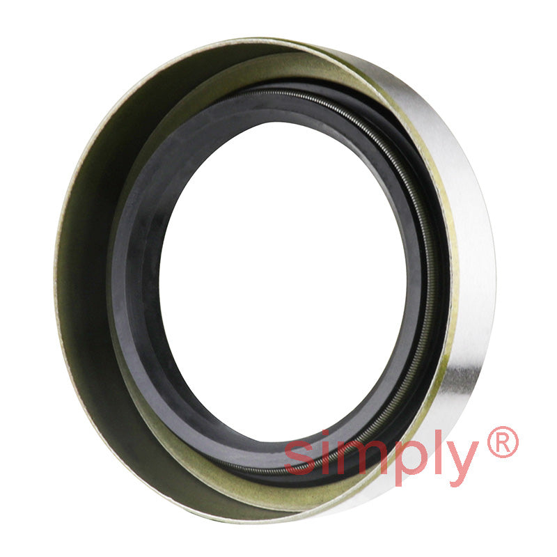 1.75x2.5x0.5 Metal Cased Nitrile Rubber Double Lip Rotary Shaft Oil Seal R6 / TB Style