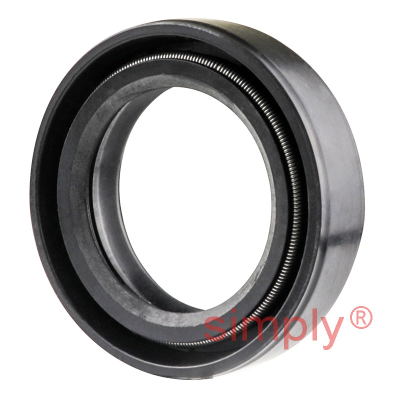 27x39x10.5DC4SS Metric Fork and Damper Nitrile Rubber Oil Seal with 2 Opposite Facing Individually Sprung Sealing Lips and Raised Outer Sealing Band on Outside Diameter