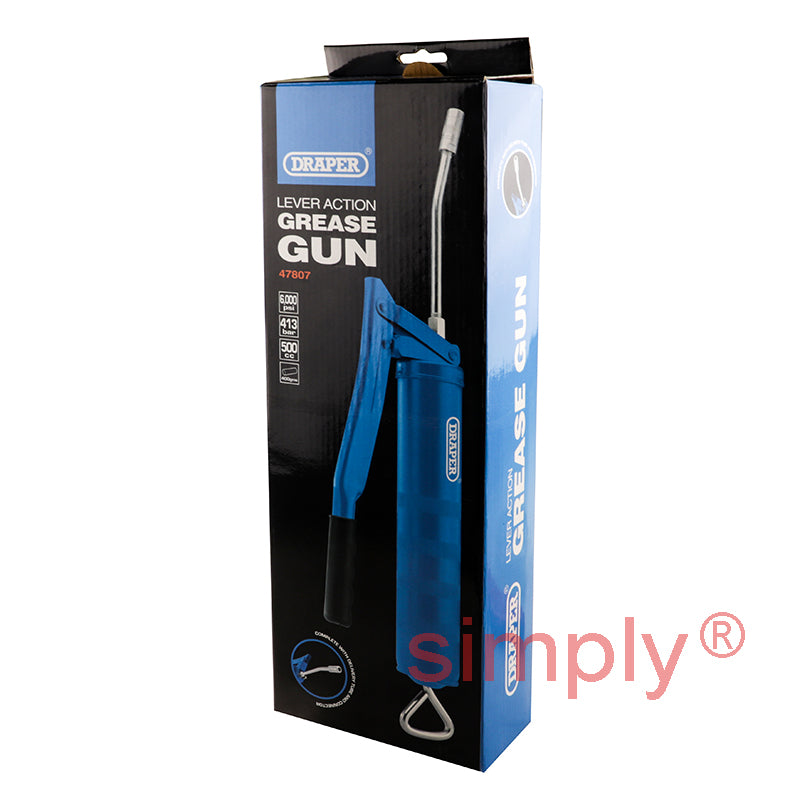 500cc Draper 47807 Lever Action Grease Gun