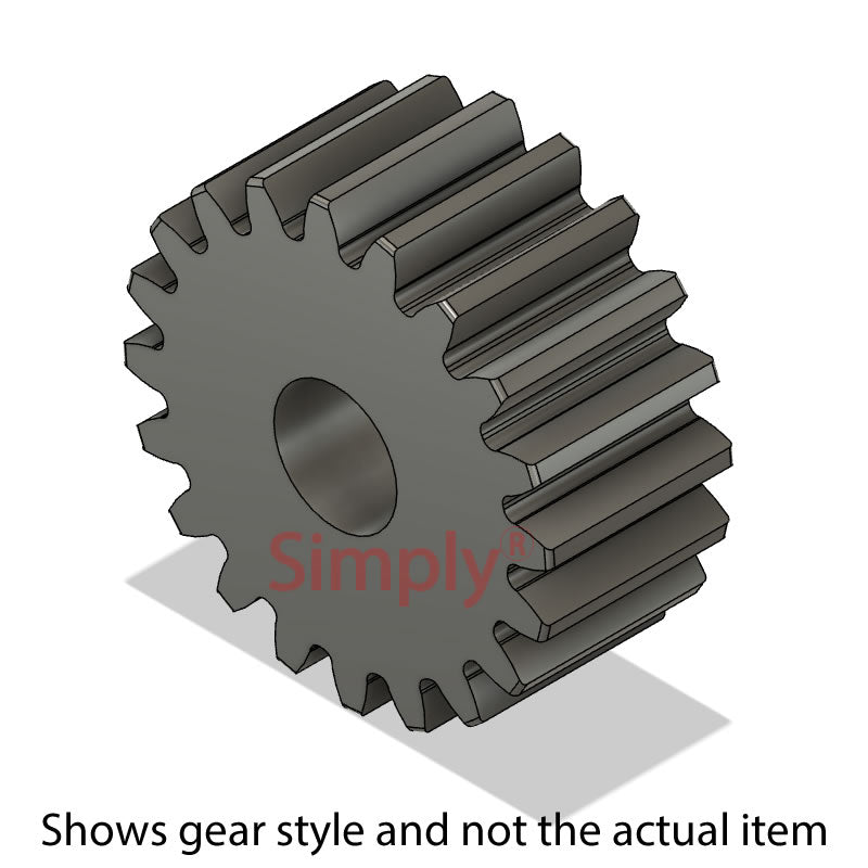 SS40/90A-25 Metric EN8 Spur Gear 90 Tooth 4 Mod Pilot Bored 25mm (H8)
