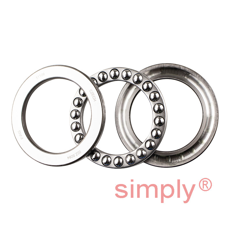 FAG 51109 Axial Deep Groove Ball Bearing 45x65x14mm
