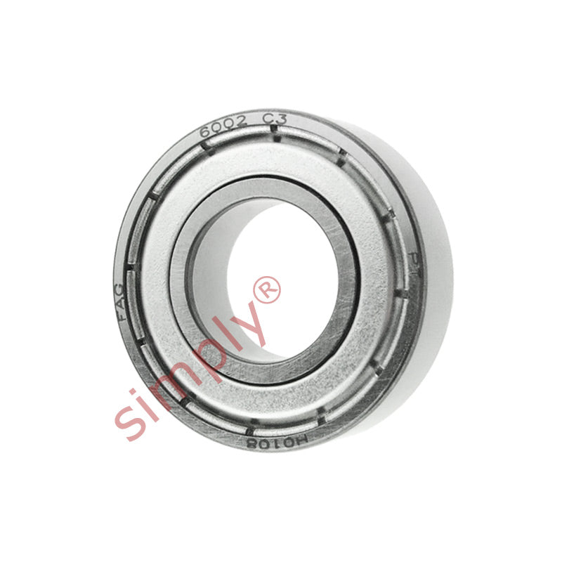 FAG 60022ZC3 Metal Shielded Deep Groove Ball Bearing 15x32x9mm