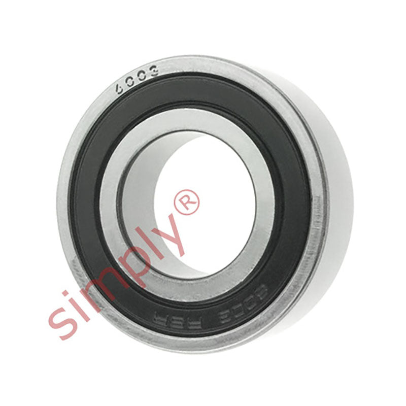 60032RS Budget Rubber Sealed Deep Groove Ball Bearing 17x35x10mm