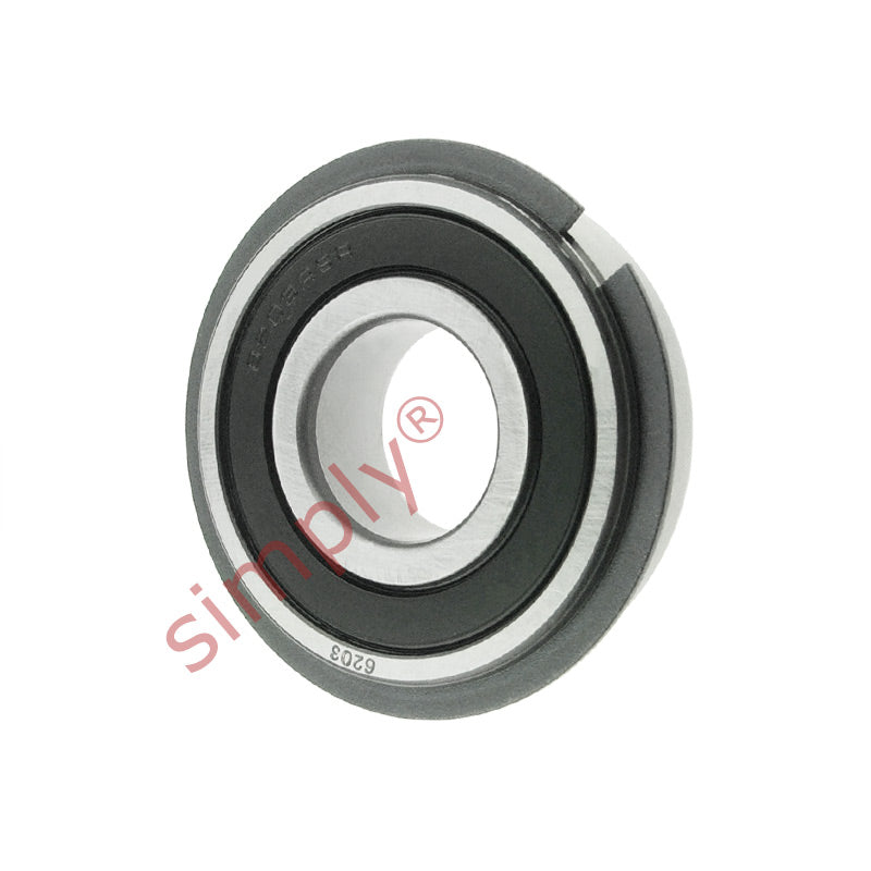 FAG 62032RSHNR Rubber Sealed Snap Ring Deep Groove Ball Bearing 17x40x12mm
