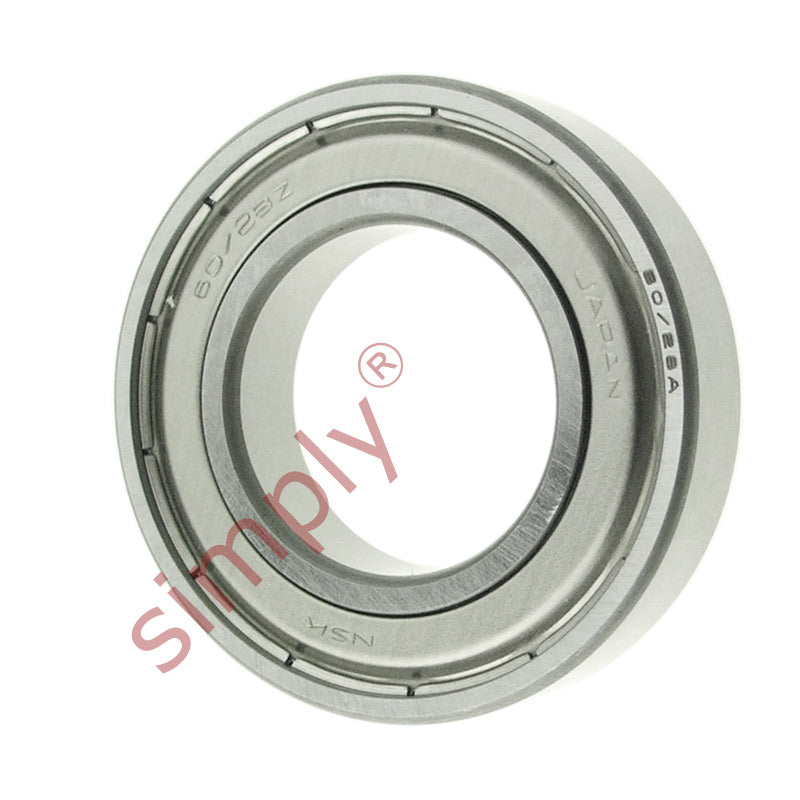 Major Brand 60/282Z Metal Shielded Deep Groove Ball Bearing 28x52x12mm