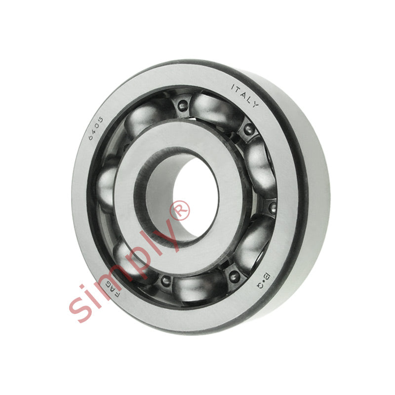 Major Brand 6405 Open Deep Groove Ball Bearing 25x80x21mm