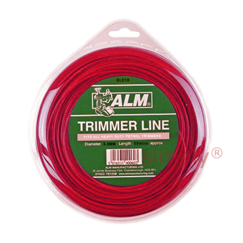 Universal Parts SL016 Round Strimmer Cord/Line 3mm - 58m