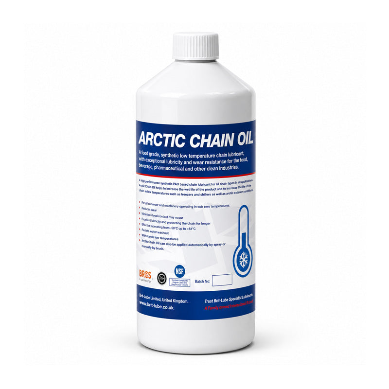 Brit-Lube Food-Tek Arctic Chain Oil 1 Litre - Allow 2-3 Days