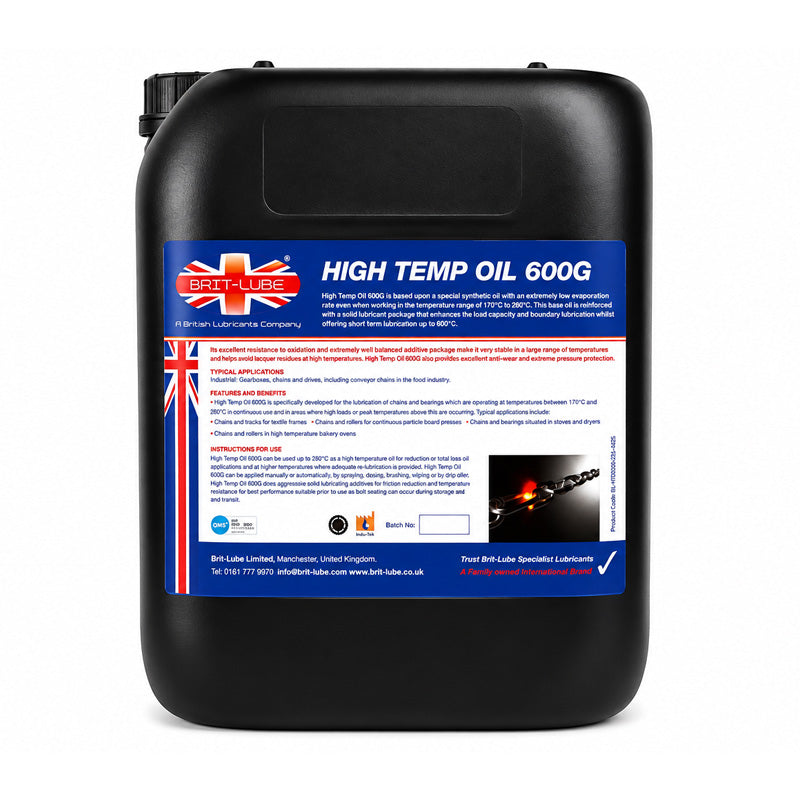 Brit-Lube Indu-Tek High Temp 600G 20 Litre - Allow 2-3 Days