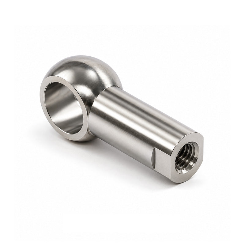 Chiavette A16SS Left Hand Stainless Steel Ball Socket with Internal Snap Ring 16mm Ball Diameter M12 Thread - Allow 2-3 Days