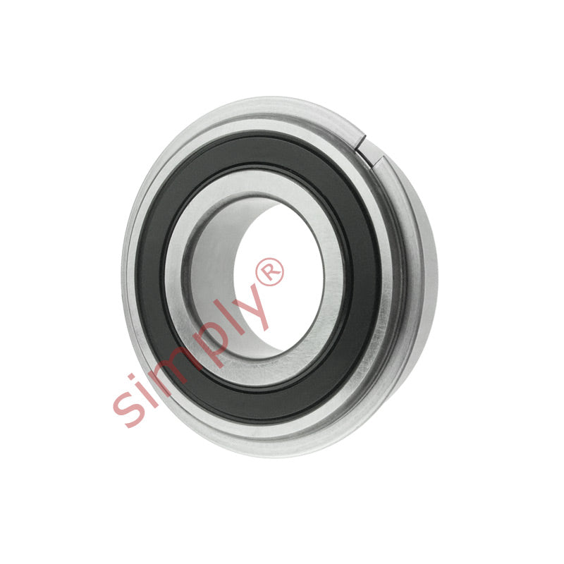 NSK 6203DDUNR Rubber Sealed Deep Groove Ball Bearing With Snap Ring 17x40x12mm