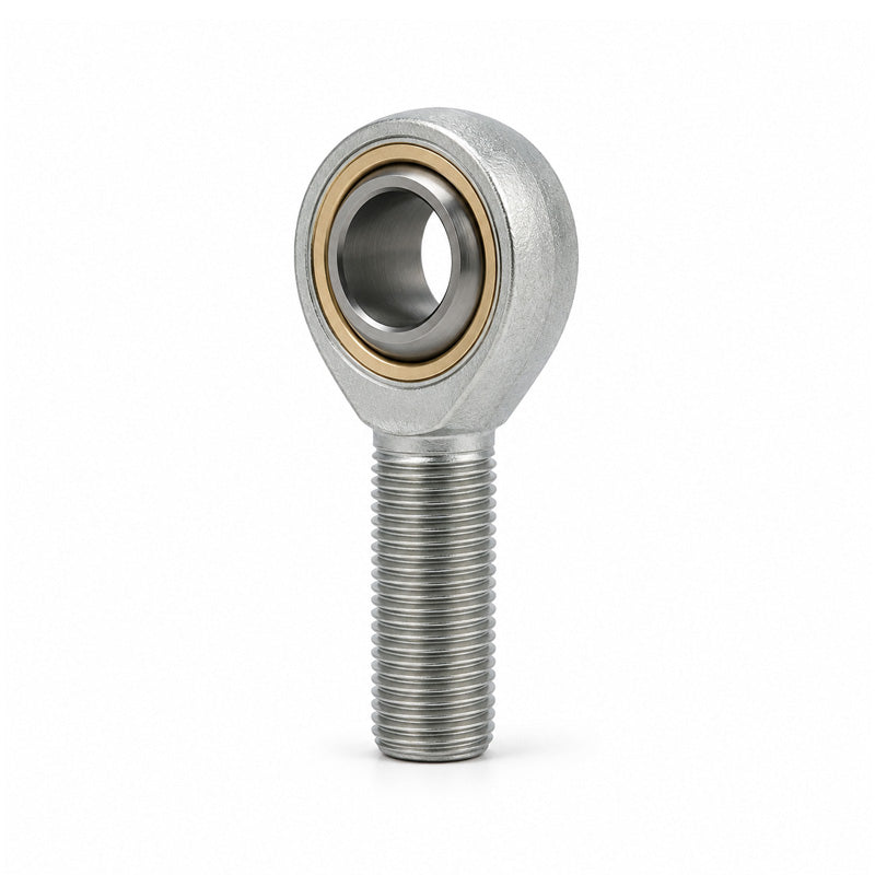 Durbal DSAL14-T/K Maintenance Free Left Hand Metric Steel / PTFE Lined Male Rod End M14 Thread