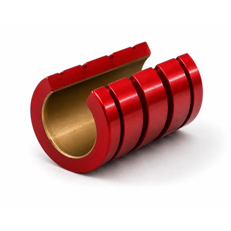 PBC FLN 48 Imperial Open Precision Linear Plain Bearing with Frelon Gold 3x4.5x6 inch (Allow 2-3 Days)