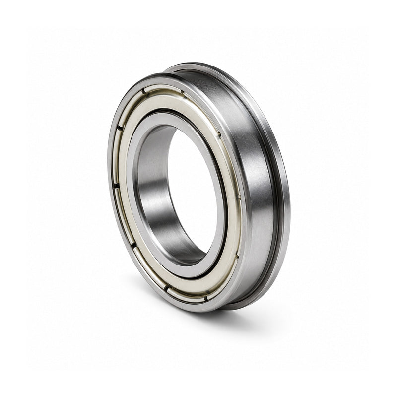 SF6905ZZ Budget Metal Shielded Stainless Steel Flanged Thin Section Deep Groove Ball Bearing 25x42x9mm