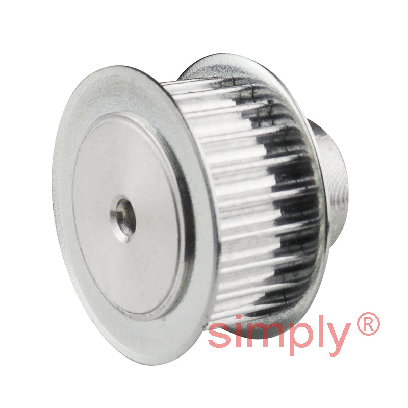P10-3M-09F - 3mm Pitch 10 Tooth Flanged HTD Type Aluminium Timing Pulley for 9mm Wide Belts