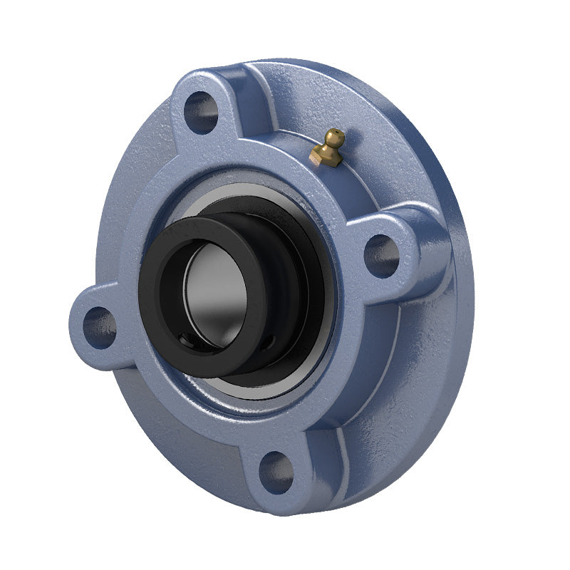 HCFC214-42 Imperial Four Bolt Cast Iron Round Flanged Housing with 2-5/8 inch Eccentric Collar Insert