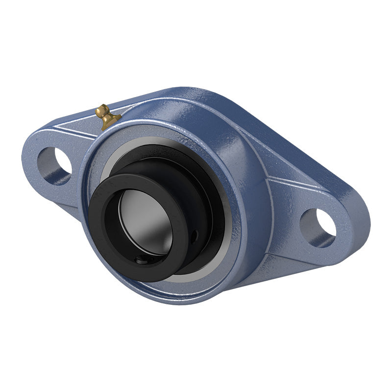 HCFL210-32 Imperial Two Bolt Cast Iron Oval Housing with 2 inch Eccentric Collar Insert