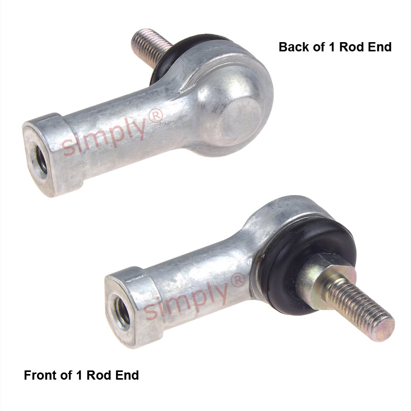 IKO LHSA5 Right Hand Metric Steel / Steel Studded Copper Alloy Bushing with Dust Cover L-Ball Rod End M5x0.8 Thread