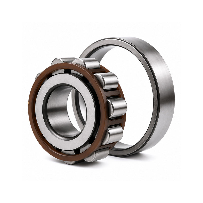 SKF N207ECP Single Row Cylindrical Roller Bearing with Polyamide Cage 35x72x17mm