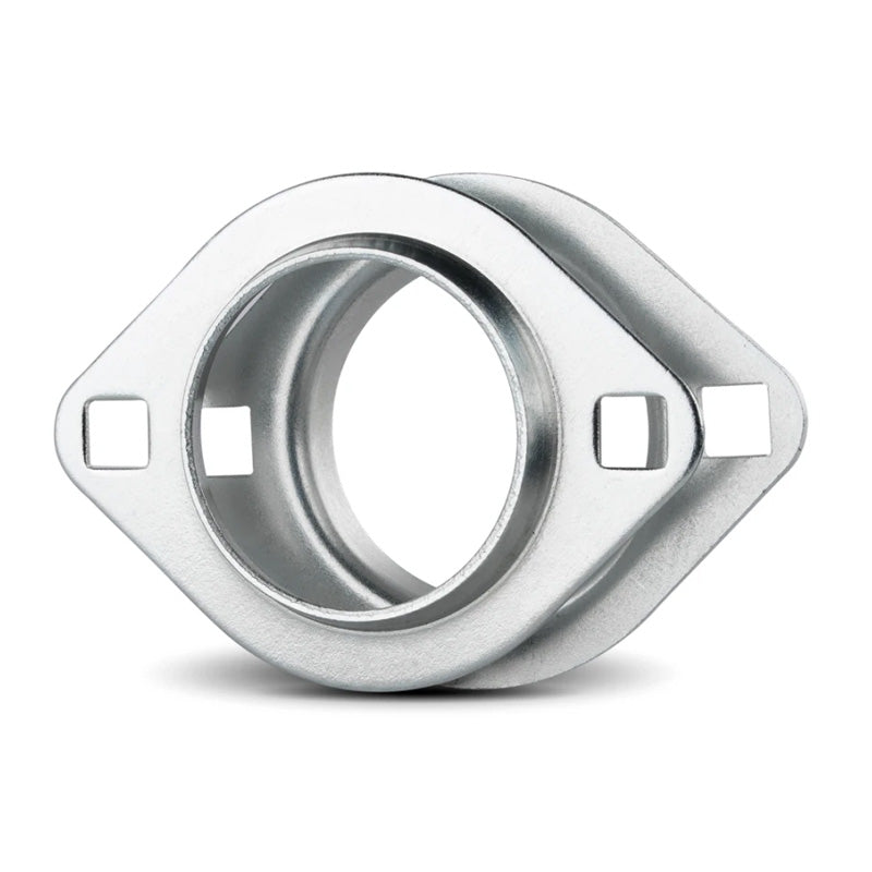 SSPFL-6 Pressed Stainless Steel 2 Bolt Oval Bearing Housing for SA and SB 206 Inserts