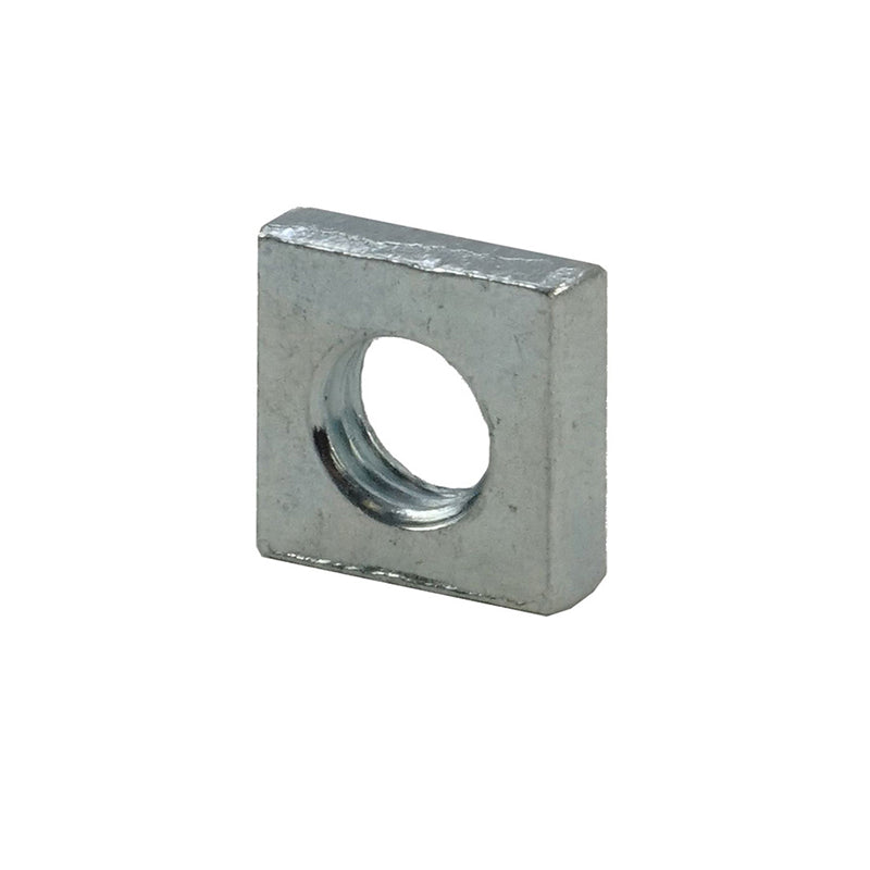 Unifix M5x8 - Grade 8 Steel Square Pressed Nut DIN 562 with 0.8mm Pitch and Bright Zinc Plated Finish - Allow 2-3 Days