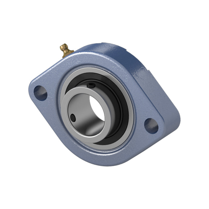 SBFW204 Metric Two Bolt Cast Iron Oval Housing with 20mm Bore