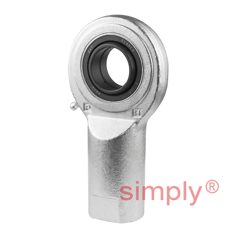 SKF SI30ES Right Hand Steel / Steel Plain Female Rod End M30x2 Thread