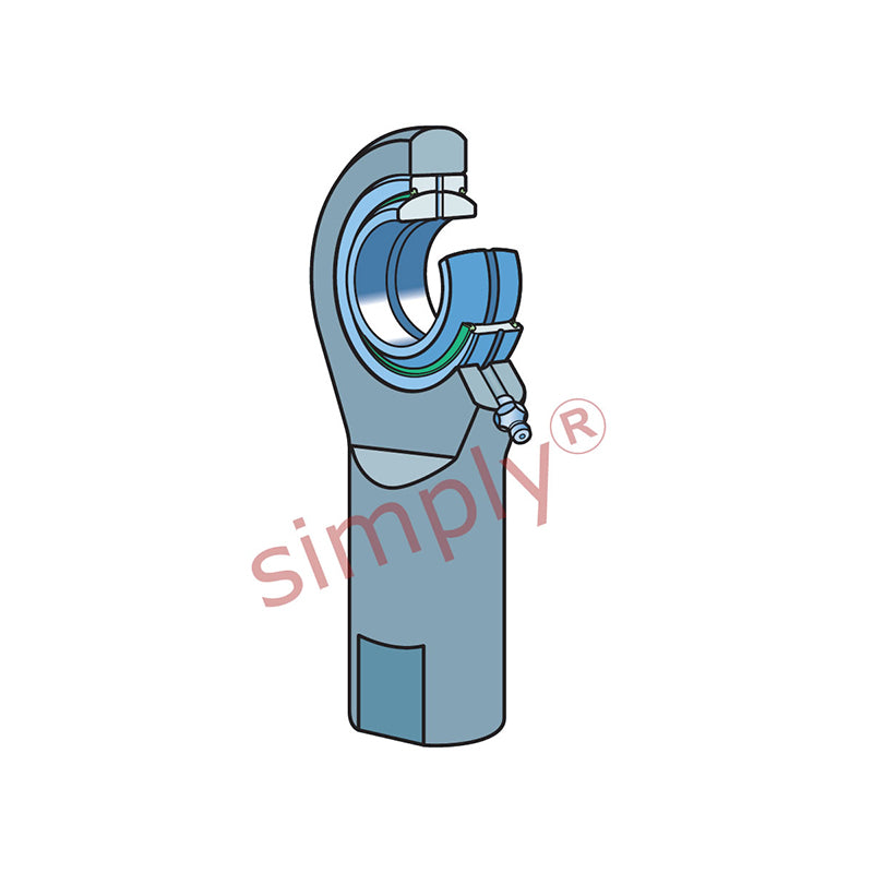 SKF SIA80ES2RS Right Hand Steel / Steel Plain Female Rod End M64x4 Thread