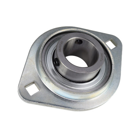 RHP SLFL20DEC Oval 2 Bolt Pressed Steel Bearing Housing and 20mm Bore Insert