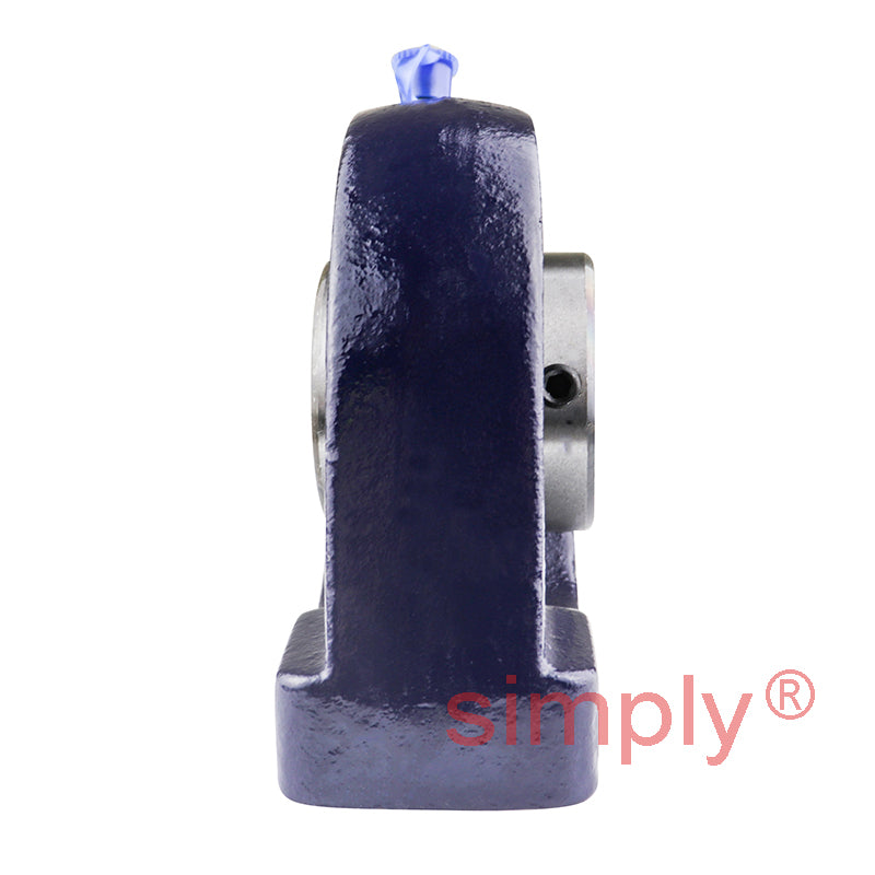 RHP SNP30 Threaded Base Small Footprint Pillow / Plummer Block and 30mm Bore Grub Screw Full Width Insert