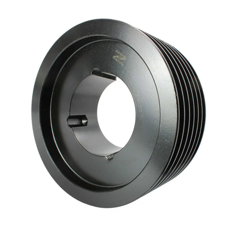 PowerDrive 190X6SPB 190mm Pitch Diameter SPB Section Tapered Locking Bush Type Pulley with 6 Grooves (Bush not Incl.) - Allow 2-3 Days