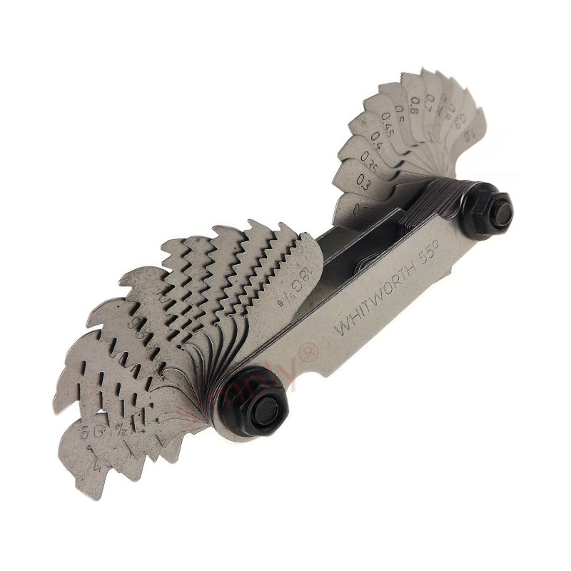 51 Leaf Whitworth and Metric Screw Pitch Gauge