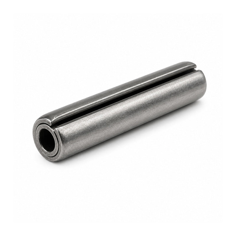 Metric Nickel Stainless Steel AISI 304 HDK Coiled Roll Pin 4x22mm with Plain Oiled Finish