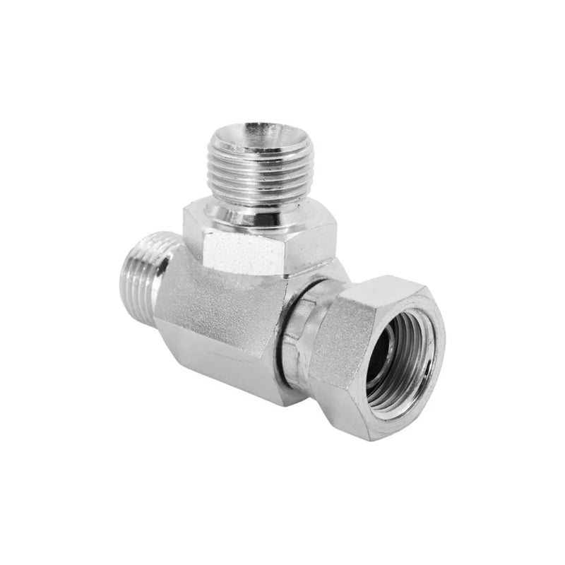 FLEXEQUIP 1/2 inch BSP Male to 1/2 inch BSP Female to 1/2 inch BSP Male Branch Tee Piece Hydraulic Adaptor - Allow 2-3 Days