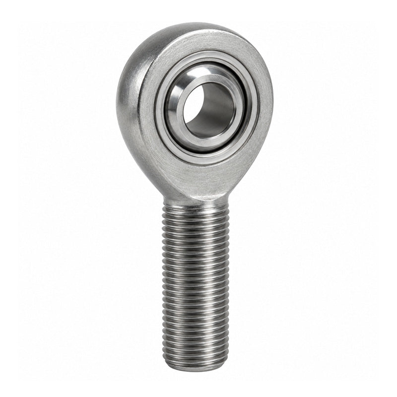 ISB TSM0800BBE Right Hand Maintenance Required Steel/Steel Plain Male Rod End M8 Thread