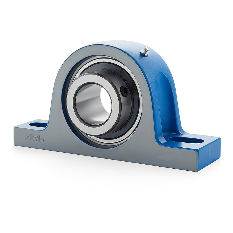 Major Brand UCP312T-60M Metric Steel Two Bolt Pillow / Plummer Block Housing with 60mm Bore Insert - Allow 3-4 Weeks