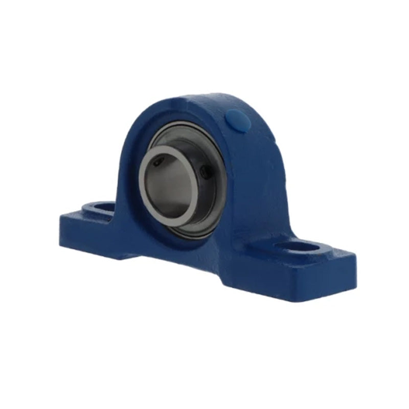 Challenge / FK UCP206-18 Imperial Cast Iron Two Bolt Pillow Block Housing with 1-1/8 inch Bore Insert and Triple Lip Seal Ideal for Agricultural and Outdoor Use