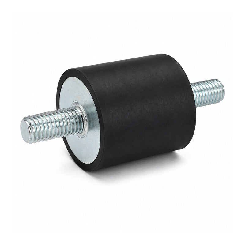 High-Performance 304 Stainless Steel Male/Male Anti-Vibration Bobbin 30x25mm M8 Threads