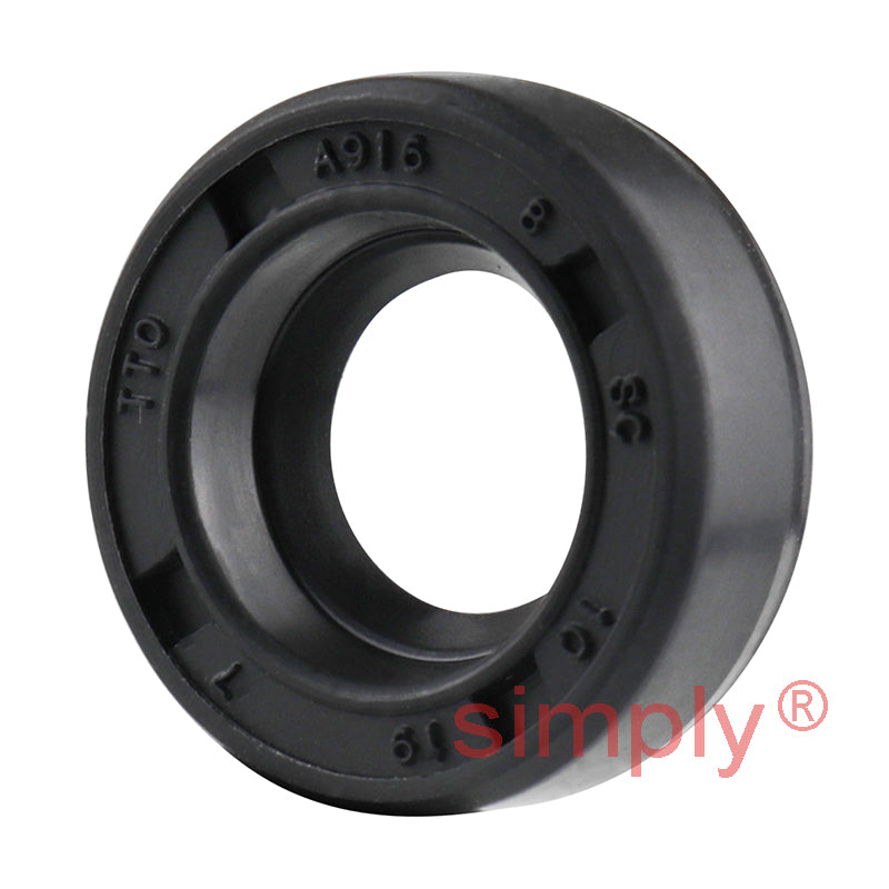 10x19x7mm Nitrile Rubber Single Lip Rotary Shaft Oil Seal R21 / SC Style