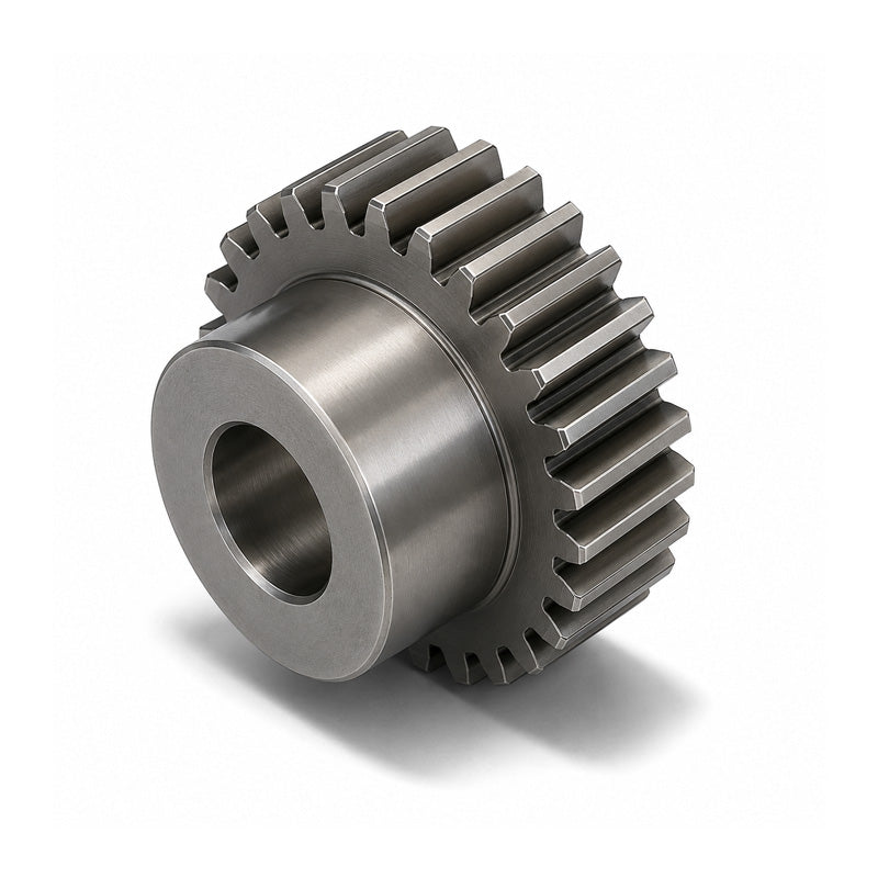 SS12.5/55B-10 Metric EN8 Spur Gear 55 Tooth 1.25 Mod Pilot Bored 12mm Or Smaller (H8)