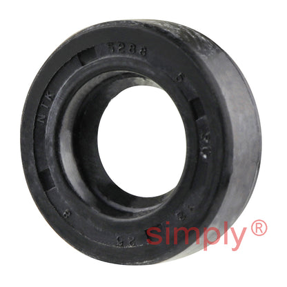 12x25x8mm Nitrile Rubber Single Lip Rotary Shaft Oil Seal with Garter Spring SC / R21