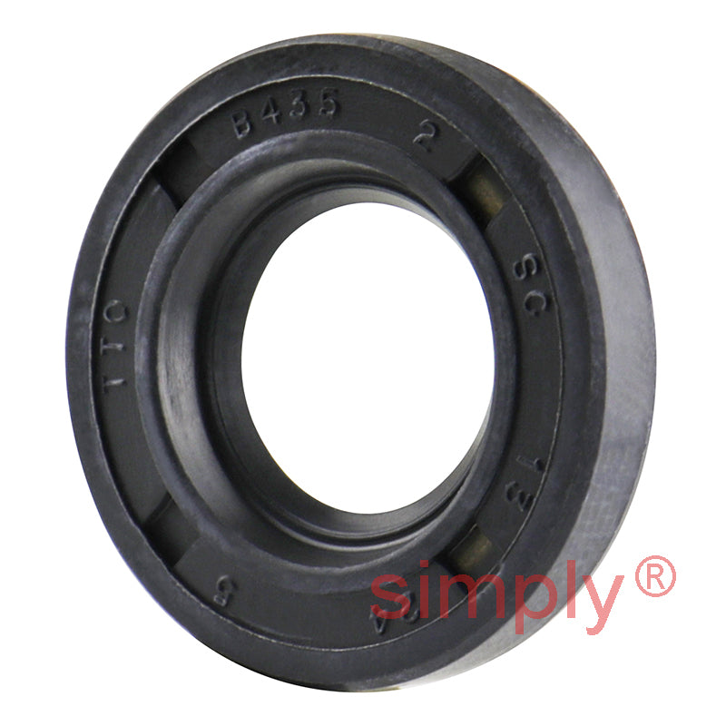13x24x5mm Nitrile Rubber Single Lip Rotary Shaft Oil Seal SC / R21