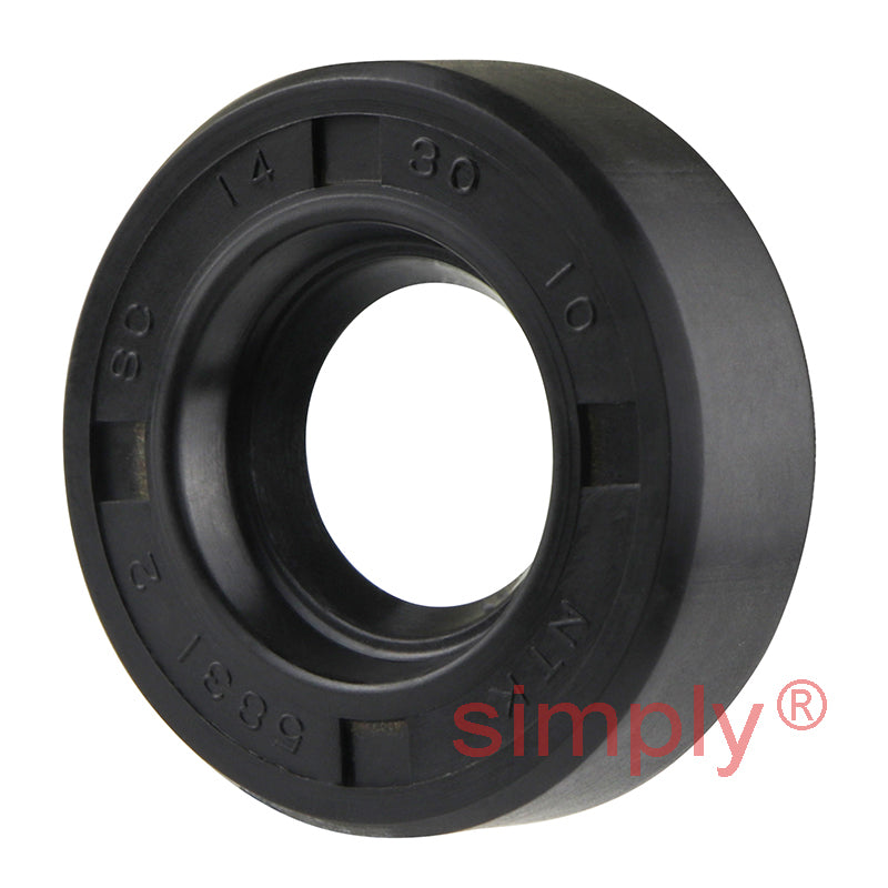 14x30x10mm Nitrile Rubber Single Lip Rotary Shaft Oil Seal with Garter Spring SC / R21