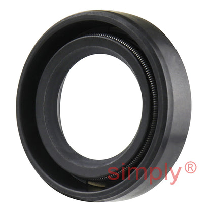 15x25x6mm Nitrile Rubber Single Lip Rotary Shaft Oil Seal with Garter Spring SC / R21