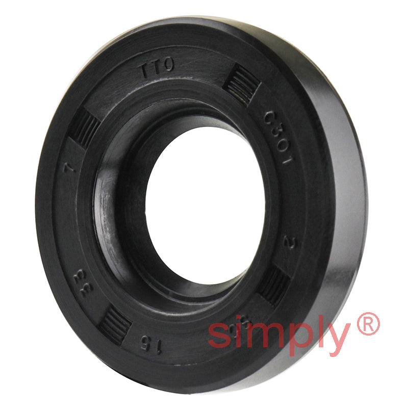15x33x7mm Nitrile Rubber Single Lip Rotary Shaft Oil Seal with Garter Spring SC / R21