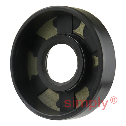 15x40x10mm Nitrile Rubber Single Lip Rotary Shaft Oil Seal with Garter Spring SC / R21