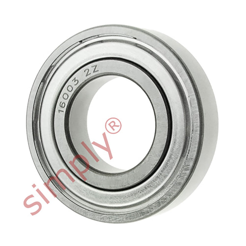 16003ZZ Budget Metal Shielded Deep Groove Ball Bearing 17x35x8mm