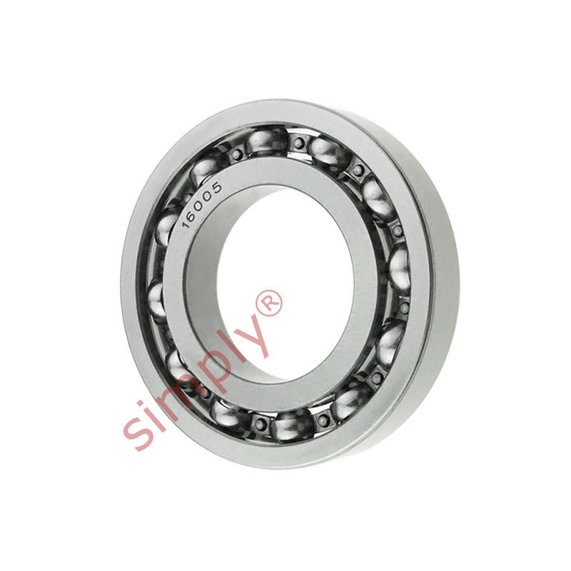 Major Brand 16005 Open Deep Groove Ball Bearing 25x47x8mm