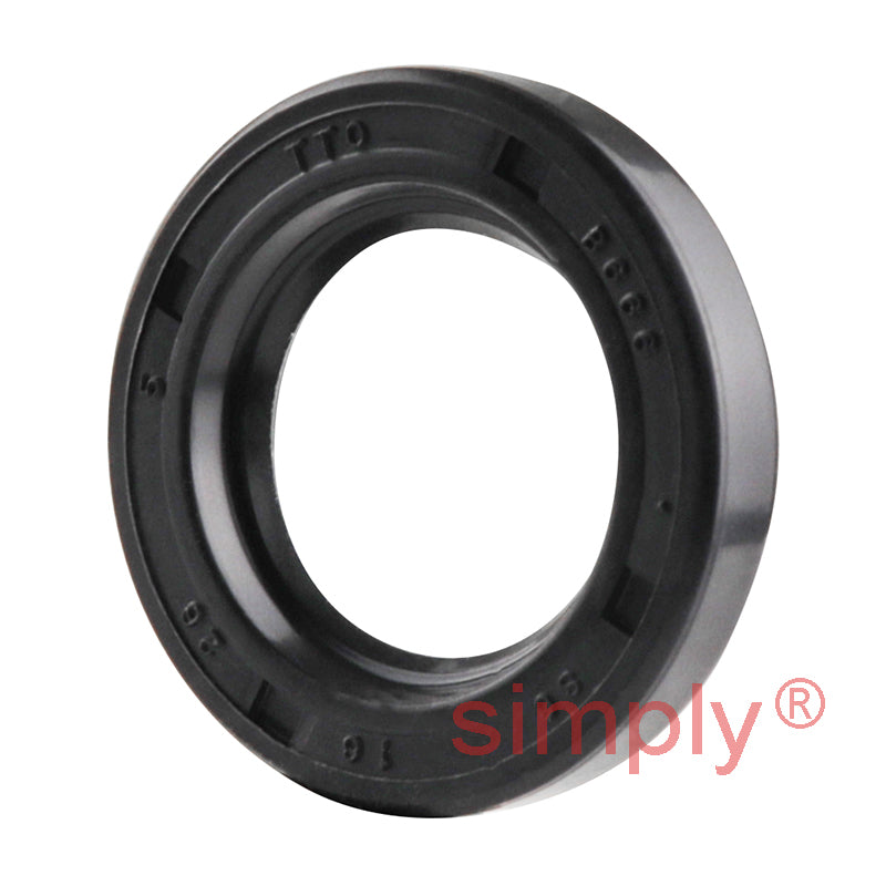 16x26x5mm Nitrile Rubber Single Lip Rotary Shaft Oil Seal SC / R21