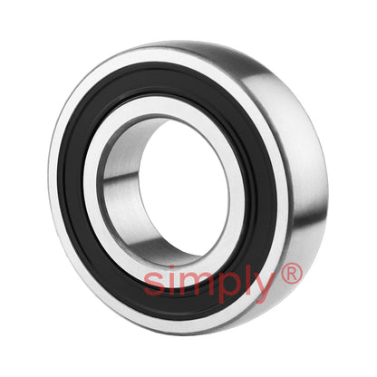 Major Brand 17262052RS1 Spherical Outside Dia Deep Groove Ball Bearing 25x52x15mm
